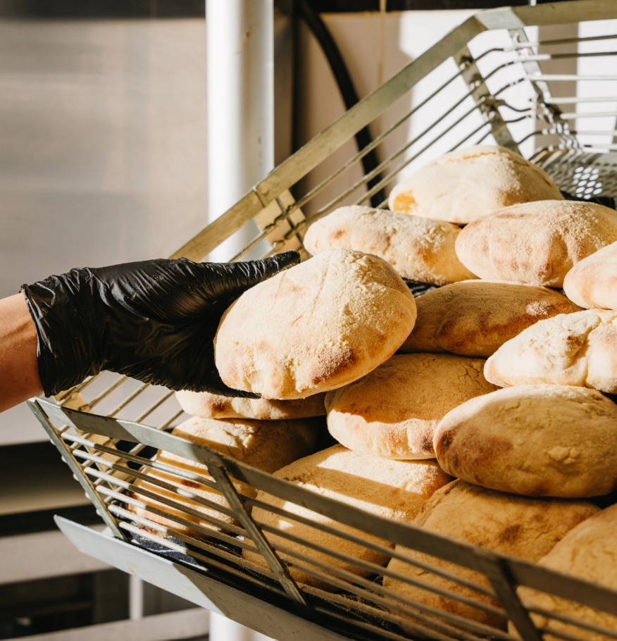 Vers gebakken broodjes